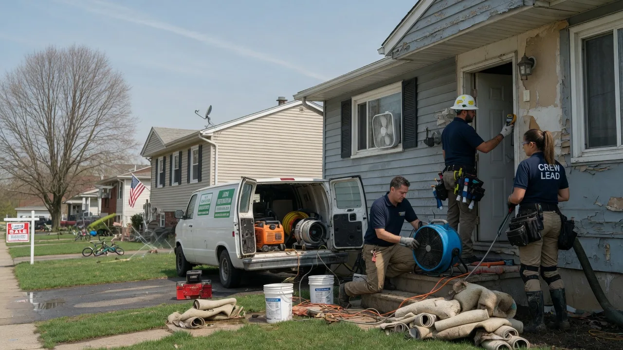 Flood Cleanup in Bushton, KS near me